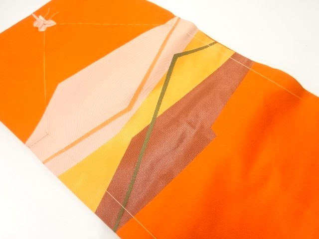 未使用品　抽象模様織出し名古屋帯